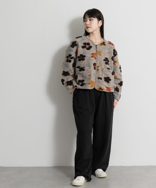 THE GOODLAND MARKET（ザグッドランドマーケット）の「FANAKA　SHORT BLOUSON（ブルゾン・レディース・MULTI/BLACK/BEIGE・FREE）」の8枚目の写真