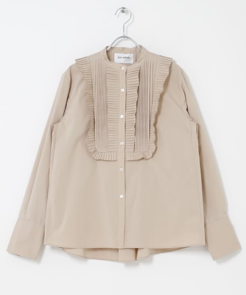 URBAN RESEARCH ROSSO（アーバンリサーチロッソ）の「MARILYN MOON　TUCK PLEATS JABOT BLOUSE（シャツ/ブラウス・レディース・WHITE/BEIGE・Free）」の2枚目の写真