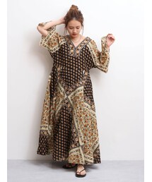 Ungrid | エスニックデザインワンピース(ワンピース)