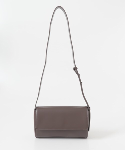 SENSE OF PLACE by URBAN RESEARCH(センスオブプレイスバイアーバンリサーチ)の「フラップショルダーバッグ(ショルダーバッグ・メンズ・BLACK/BROWN・one)」の10枚目の写真