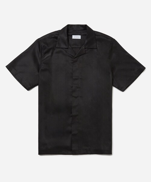 Saturdays NYC(サタデーズ ニューヨークシティ )の「York Camp Collar Ss Shirt(シャツ/ブラウス・メンズ・ブラック/オフホワイト/オリーブ・L/M/S/XL/XS)」の9枚目の写真