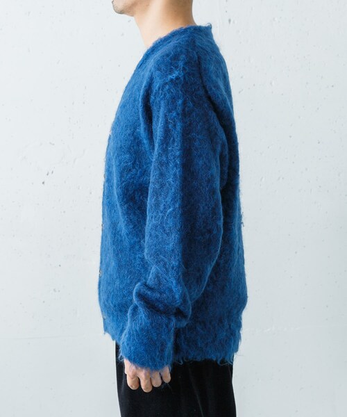 URBAN RESEARCH（アーバンリサーチ）の「YLEVE　MOHAIR NAPPING KNIT CARDIGAN（カーディガン/ボレロ・メンズ・110 COBALT・4）」の5枚目の写真