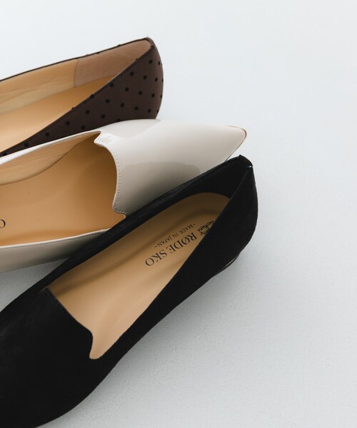 RODE SKO（ロデスコ）の「『MADE IN JAPAN』　トゥメタルローファー（ローファー・レディース・BLACK/S/BROWN/D/IVORY/P・36/37/38）」の17枚目の写真