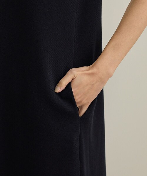 ROPE'(ロペ)の「シルクコットン総針Aラインワンピース/イージーケア(ワンピース・レディース・ネイビー/レッド・F)」の17枚目の写真