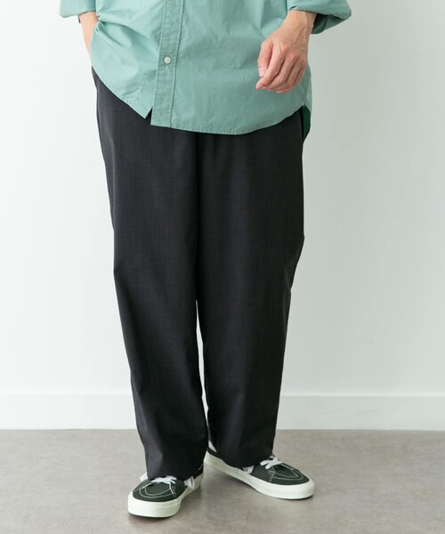 URBAN RESEARCH Sonny Label（アーバンリサーチサニーレーベル）の「リネンタッチポリエステルイージーパンツ（その他パンツ・メンズ・ブラック/チャコール/ネイビー・M/L）」の16枚目の写真
