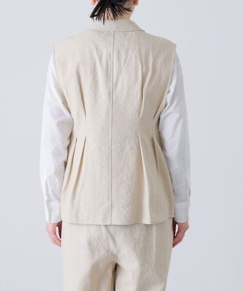 かぐれ（カグレ）の「susuri　クリケットベスト（ベスト・レディース・beige・1）」の3枚目の写真