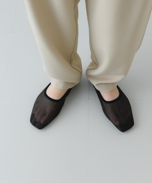 RODE SKO（ロデスコ）の「『MADE IN JAPAN』シアーフラットシューズ（バレエシューズ・レディース・BLACK/BEIGE/WHITE・36/37/38）」の20枚目の写真