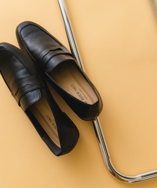 RODE SKO（ロデスコ）の「『MADE IN JAPAN』ソフトコインローファー（ローファー・レディース・SILVER/BLACK/GUN METAL/NAVY/BLACK/S/CAMEL/S・36/37/38）」の8枚目の写真