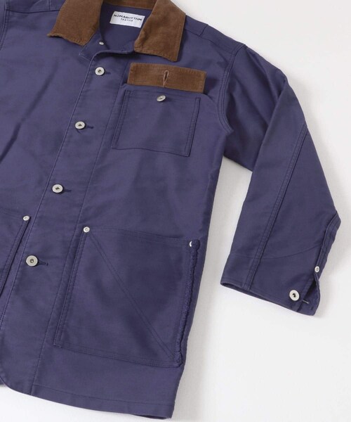 URBAN RESEARCH（アーバンリサーチ）の「NOMARHYTHM TEXTILE　French Work Coverall Jk（カバーオール・レディース・Blue・1）」の9枚目の写真