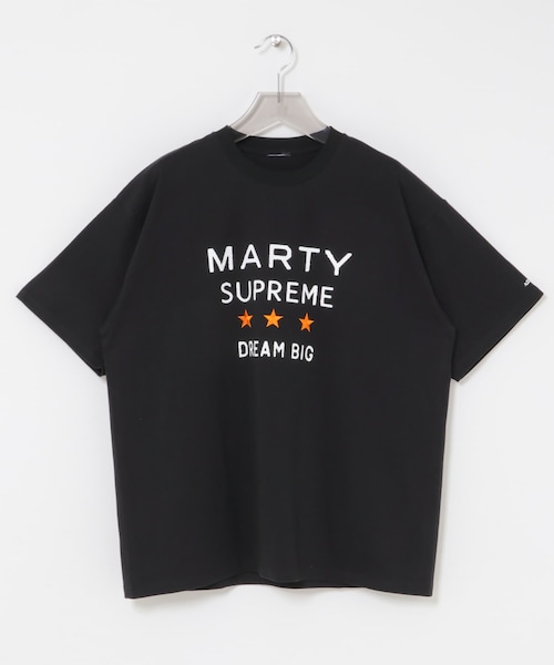 URBAN RESEARCH(アーバンリサーチ)の「URBAN RESEARCH×MARTY SUPREME×A24 SOLID 3STAR LOGO T-SHIRTS(Tシャツ/カットソー・メンズ・WHITE/BLACK/ORANGE・M/L/XL)」の3枚目の写真