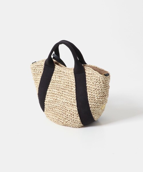 URBAN RESEARCH ROSSO（アーバンリサーチロッソ）の「VIOLAd’ORO　ラフィア2WAYバッグ（かごバッグ・レディース・NATUGLD/NATUBLK/WBRNGOLD・-）」の7枚目の写真