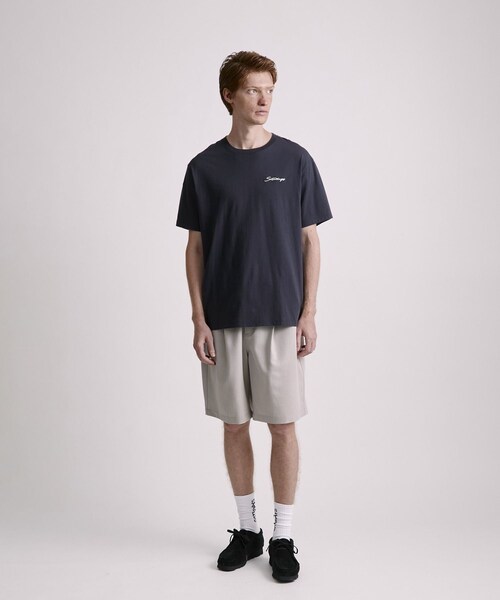 Saturdays NYC(サタデーズ ニューヨークシティ )の「Script Emb SS Tee(Tシャツ/カットソー・レディース・ネイビー・L/M/S/XL/XS/XXL)」の21枚目の写真