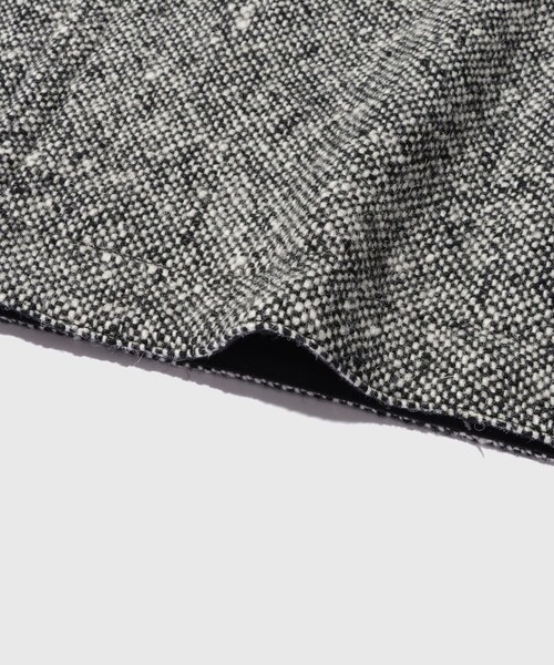ADAM ET ROPE'(アダムエロペ)の「TWEED HOMESPAN RACING BLOUSON(ブルゾン・メンズ・ブラック・L/M/S)」の20枚目の写真