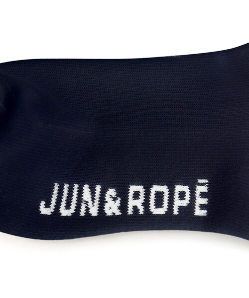 ROPE'（ロペ）の「ライン使いミディ丈ソックス（ソックス/靴下・レディース・グレー/ネイビー/ピンク・F）」の10枚目の写真