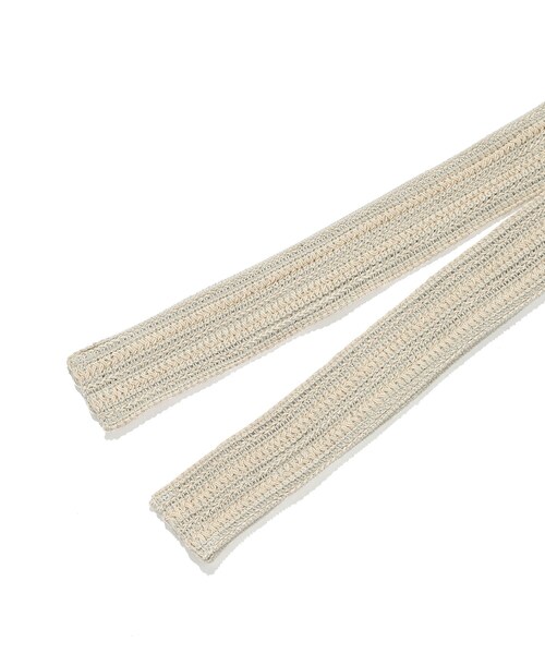 ADAM ET ROPE'（アダムエロペ）の「【La Maison de Lyllis（メゾンドリリス）】KERCHIEF（その他ヘアアクセサリー・レディース・オフホワイト/ダークブラウン・F）」の9枚目の写真