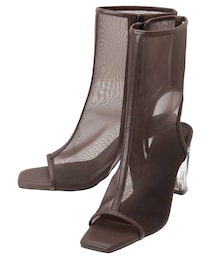 MERCURYDUO | オープントゥメッシュブーツ(ブーツ)