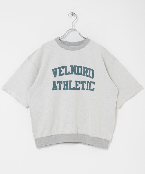 SENSE OF PLACE by URBAN RESEARCH（センスオブプレイスバイアーバンリサーチ）の「カレッジスウェットショートスリーブTシャツ（スウェット・メンズ・GRAY/NAVY/RED・M/L）」の15枚目の写真