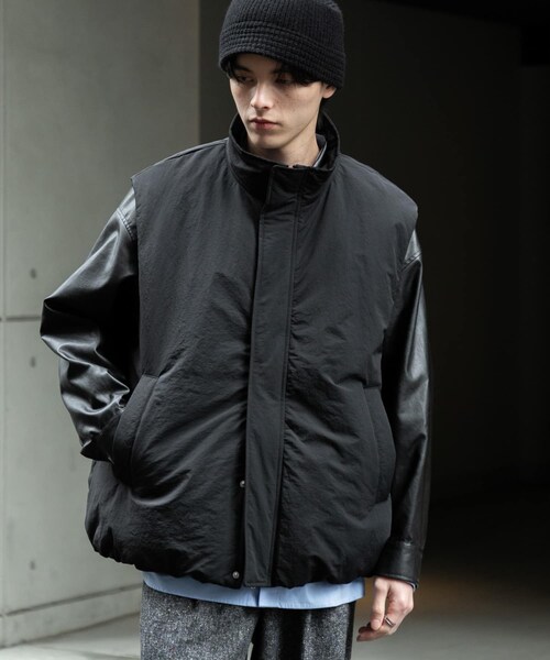 SENSE OF PLACE by URBAN RESEARCH（センスオブプレイスバイアーバンリサーチ）の「ナイロンユーティリティーベスト（その他アウター・メンズ・BLACK/CHARCOAL・M/L）」の8枚目の写真