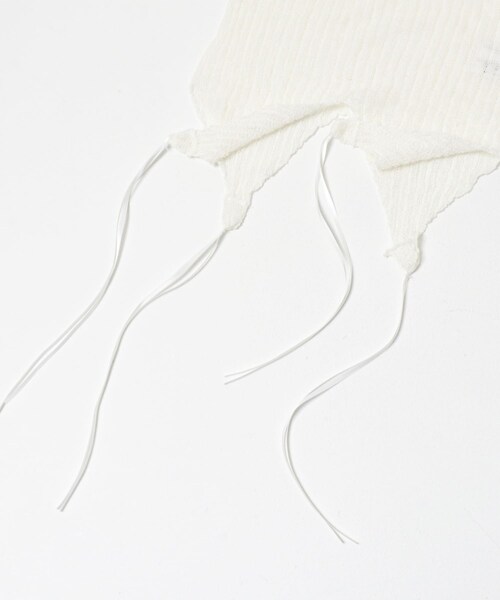 URBAN RESEARCH（アーバンリサーチ）の「EUCHRONIA　LACE CAMISOLE（キャミソール・レディース・OFF WHITE/BLACK・Free）」の6枚目の写真