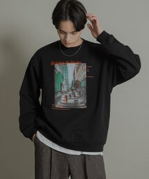 SENSE OF PLACE by URBAN RESEARCH | City graphic crew-neck Sweat(スウェット)