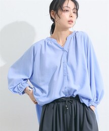 nissen | マオスキッパーブラウス（UVカット・イージーケア・通気性）＜大きいサイズ有＞(シャツ/ブラウス)