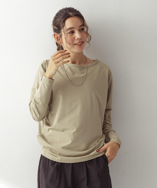 URBAN RESEARCH Sonny Label（アーバンリサーチサニーレーベル）の「SLAB　Dolman Rashguard（その他トップス・レディース・カーキ/グレージュ/チャコール・FREE）」の21枚目の写真