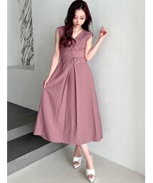 RESEXXY | タックデザインフレアワンピース(ワンピース)