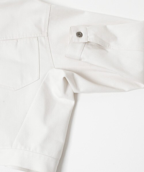 URBAN RESEARCH ROSSO（アーバンリサーチロッソ）の「デニムドルマンジャケット（デニムジャケット・レディース・WHITE/INDIGO・Free）」の12枚目の写真