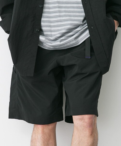 URBAN RESEARCH DOORS（アーバンリサーチドアーズ）の「『別注』BURLAP OUTFITTER×DOORS　Supplex Nylon Shorts（その他パンツ・メンズ・BRINDLE/BLACK/RAVEN・M/L）」の5枚目の写真