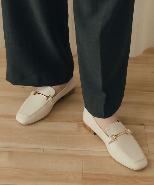 SENSE OF PLACE by URBAN RESEARCH（センスオブプレイスバイアーバンリサーチ）の「フェイクレザービットローファー（ローファー・レディース・BLACK/IVORY/BROWN・S/M/L/XL）」の8枚目の写真