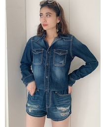 GYDA | ウエスタンデニムオールインワン(つなぎ/オールインワン)