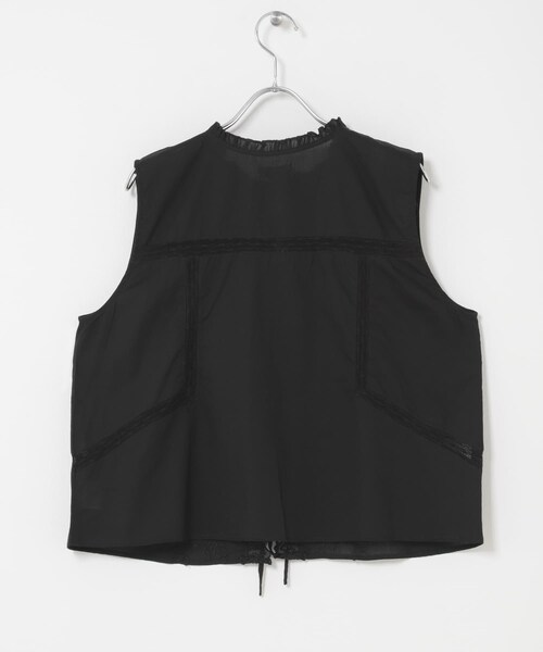 THE GOODLAND MARKET（ザグッドランドマーケット）の「FANAKA　ノースリーブブラウス（シャツ/ブラウス・レディース・WHITE/BLACK・Free）」の17枚目の写真