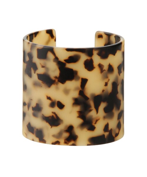 LAGUNAMOON（ラグナムーン）の「マーブルバングル（ブレスレット・レディース・ブラック/ベージュ/ミックス・F）」の5枚目の写真