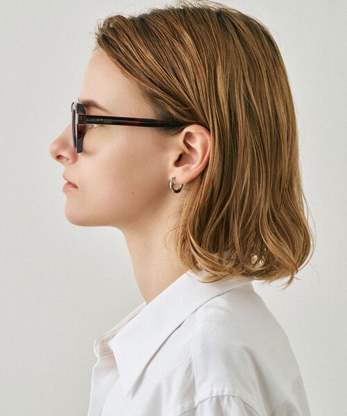 SENSE OF PLACE by URBAN RESEARCH（センスオブプレイスバイアーバンリサーチ）の「NUEF　nuef0132（メガネ・レディース・CLEAR/BRN×CLEAR・One）」の6枚目の写真