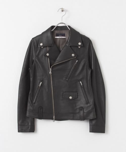 URBAN RESEARCH(アーバンリサーチ)の「SUPP. RIDERS JACKET(ライダースジャケット・レディース・black・S/M)」の2枚目の写真