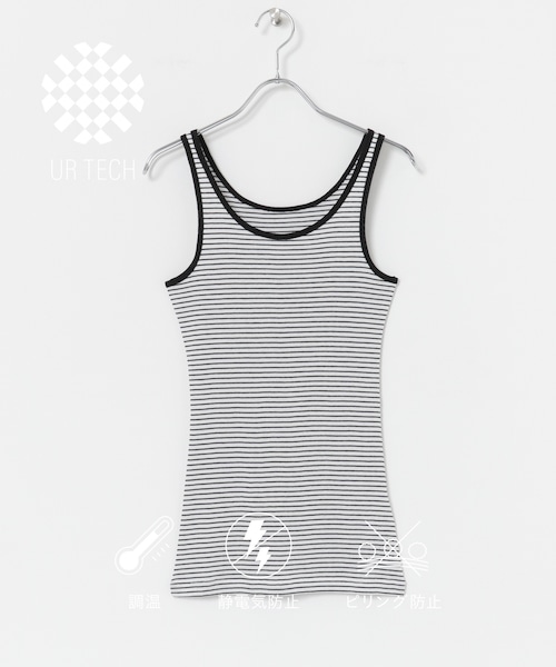 URBAN RESEARCH（アーバンリサーチ）の「『UR TECH』タンクトップ（タンクトップ・レディース・WHT/BLK/WHITE/BLACK/MOCHA・FREE）」の4枚目の写真