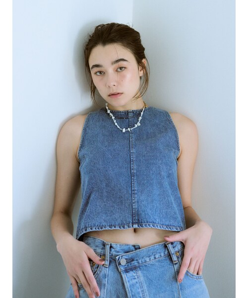 Ungrid（アングリッド）の「アメスリデニムトップス（その他トップス・レディース・ブルー/アイスブルー・F）」の21枚目の写真