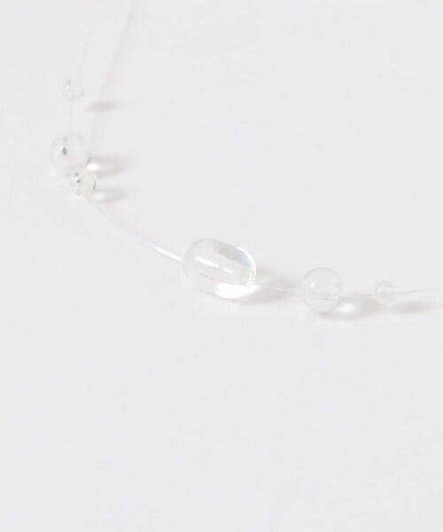 KBF（ケイビーエフ）の「シズクネックレス（ネックレス・レディース・CLEAR/KHAKI・One）」の18枚目の写真
