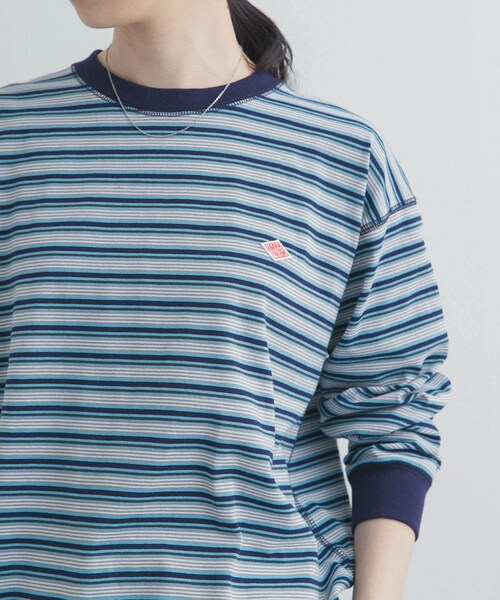 URBAN RESEARCH DOORS(アーバンリサーチドアーズ)の「DANTON SWEAT T-SHIRTS(スウェット・レディース・BLUEGRY/GREYRED・S)」の7枚目の写真