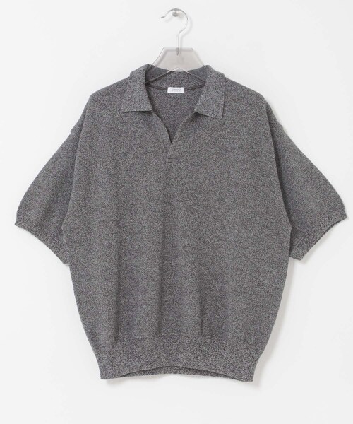 URBAN RESEARCH（アーバンリサーチ）の「crepuscule　Co/Ra Moss Stitch Skipper（ニット/セーター・メンズ・D.GREEN/H GRAY/BLACK・1/2）」の11枚目の写真