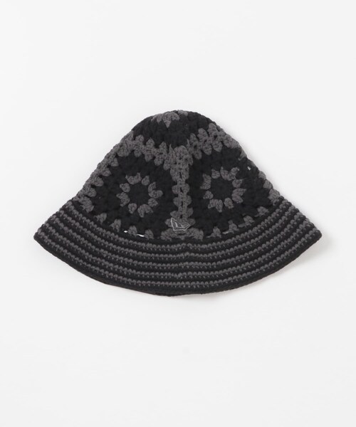 URBAN RESEARCH Sonny Label（アーバンリサーチサニーレーベル）の「New Era　CROCHET KNIT DGRY BLK（ハット・メンズ・BLACK・One）」の2枚目の写真