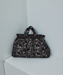 ADAM ET ROPE'（アダムエロペ）の「【J'aDoRe・店舗限定】【R&D.M.Co-OLDMAN'S TAILOR】CROWN MOTIF LACE BAG（ハンドバッグ）」