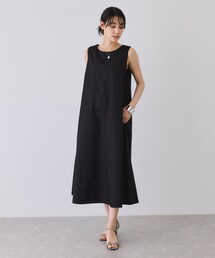 ノースリーブフレアワンピース