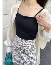 EMODA | バックカーブオープンキャミソール(キャミソール)