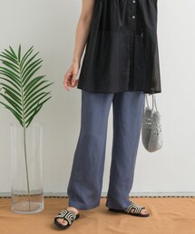 URBAN RESEARCH DOORS | リネン混イージーパンツ(その他パンツ)