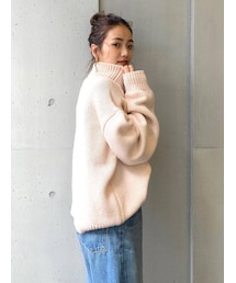 Ungrid | ハイネックボリュームカラーニット(ニット/セーター)