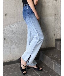 EMODA | グラデーションジャストウエストジーンズ(デニムパンツ)