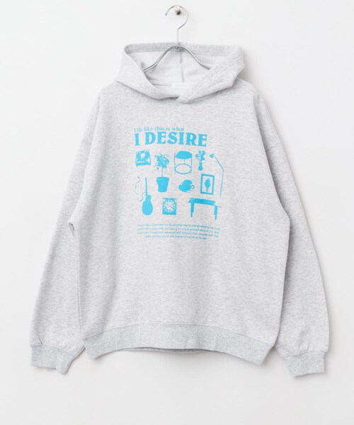 SENSE OF PLACE by URBAN RESEARCH（センスオブプレイスバイアーバンリサーチ）の「Furniture Graphic hoodie（パーカー・メンズ・BLACK/GRAY/NAVY・M/L）」の19枚目の写真