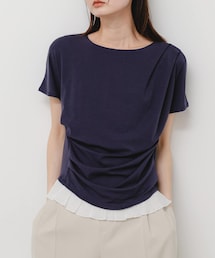 SENSE OF PLACE by URBAN RESEARCH | フリルドレープトップ(Tシャツ/カットソー)