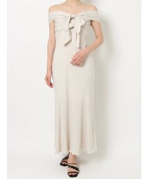 MERCURYDUO | 2WAYオフショルリボンカットワンピース(ワンピース)